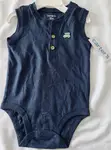 Carter's Navy Blue Romper - 12 Months - 5