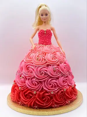 Barbie Style Birthday Cake