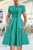Caramel Flares Dress - Brand New - 4