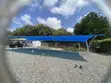 DURABLE Rectangular Metal Car Canopy - 1