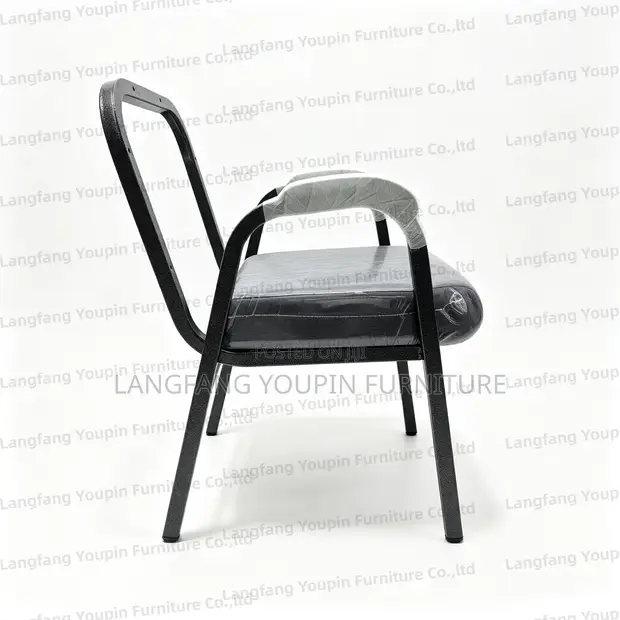 Affordable Padded Church Chairs, Stackable - 1