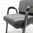 Affordable Padded Church Chairs, Stackable - 2
