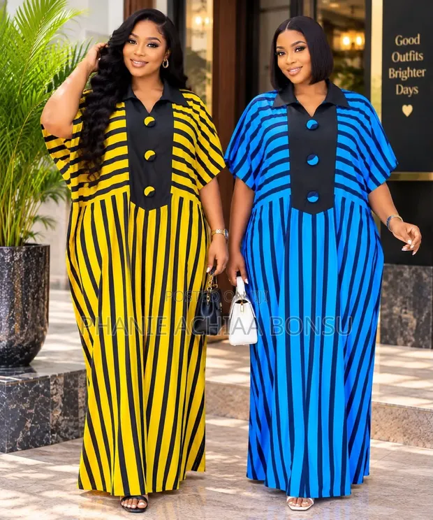Beautiful Dresses with Adjustable Belt - 1