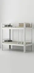 Heavy Duty Metal Bunk Bed - White - 1