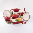 11pcs Cast Iron Pots Set - 1