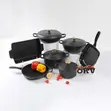 11pcs Cast Iron Pots Set - 4