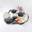 11pcs Cast Iron Pots Set - 5