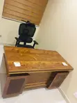 Zenith 1.4m Straight Table with Drawers - 1