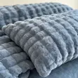 Grey Velvet Duvet Set - 7 Pieces - 2