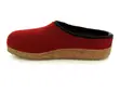 Haflinger Grizzly Kris Unisex Wool Felt Clogs - Paprika - 4