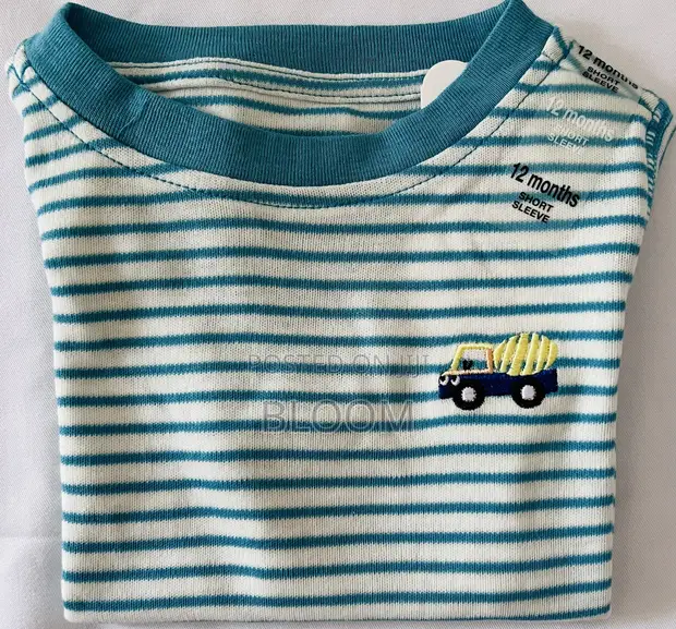 Baby Boys' Striped T-Shirt - 12 Months - 1