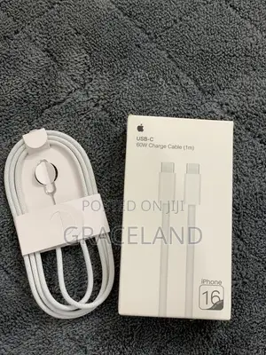 Original Apple iPhone 16-18 Pro Max USB-C 60W Fast Charging Cable