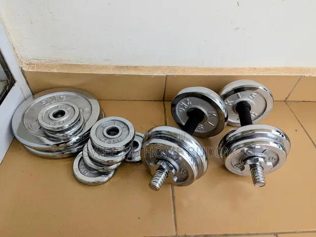 Adjustable Dumbbells Set - 30kg Total Weight - 1