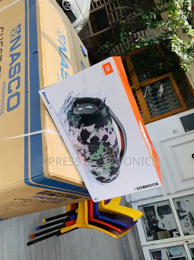 Limited Stock JBL Boombox 3 Black Portable Bluetooth Speaker - 1