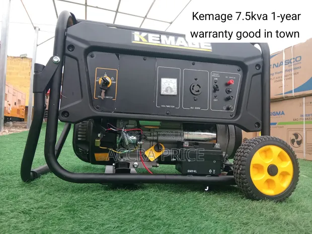 Kemage 7.5kVA Heavy Duty Petrol Generator - 1 Year Warranty - 1