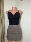 Brown Cargo Skirt - UK 6-8 - 2