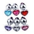 3 Set Metallic Stainless Steel Anal Plug - 3