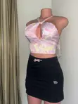 Black Tennis Skirt - Thrifted - 2