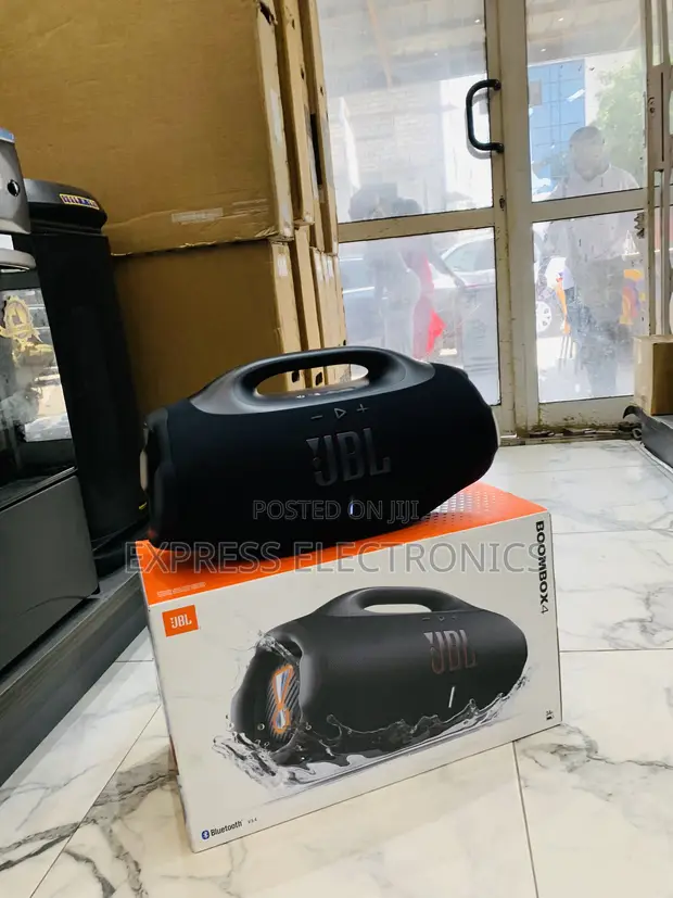 JBL Boombox 4 Portable Bluetooth Speaker with Amplifier - 1