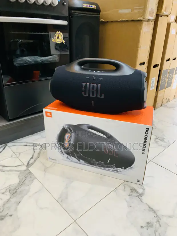 JBL Boombox 4 Portable Bluetooth Speaker, Waterproof, Deep Bass - 1