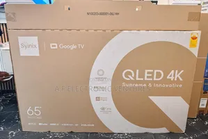 Syinix 65-Inch QLED Google Android Smart TV