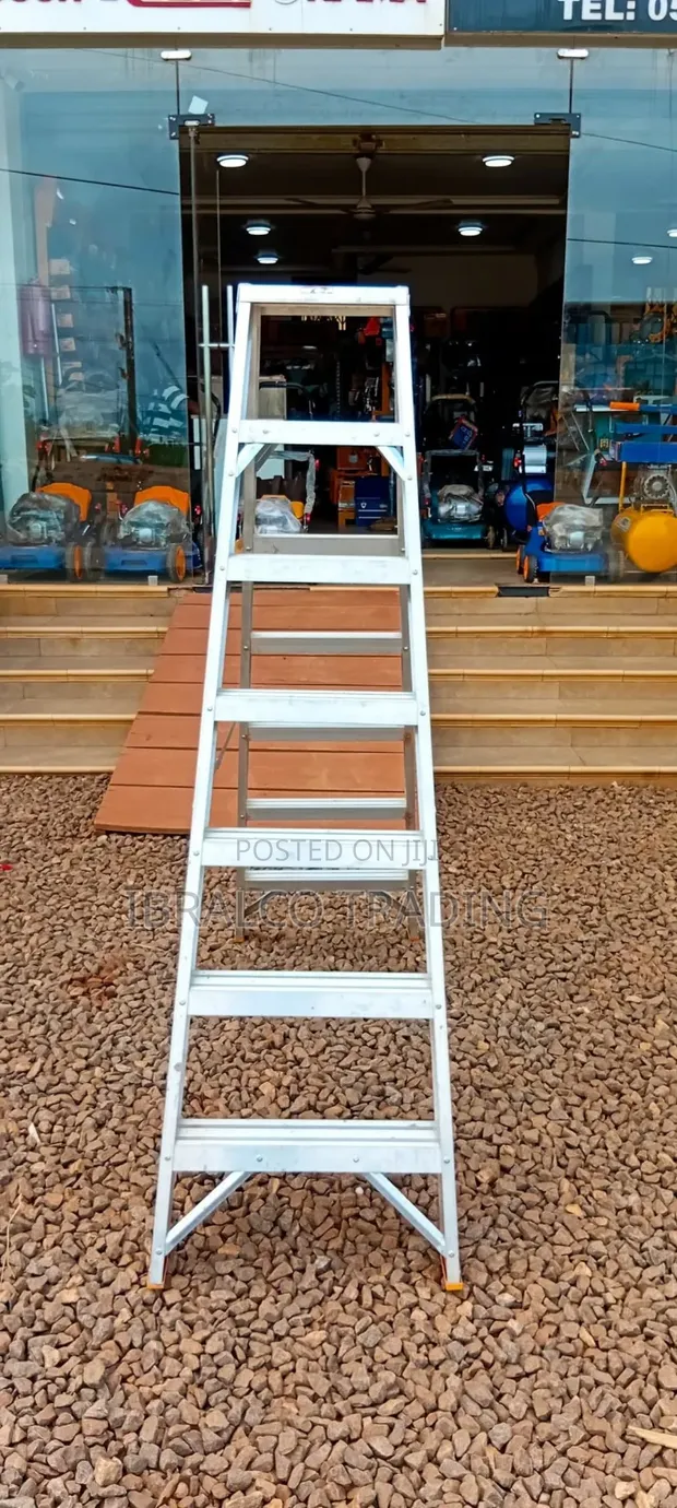 Ingco Aluminium Household Ladder (2x7 Steps) - 1