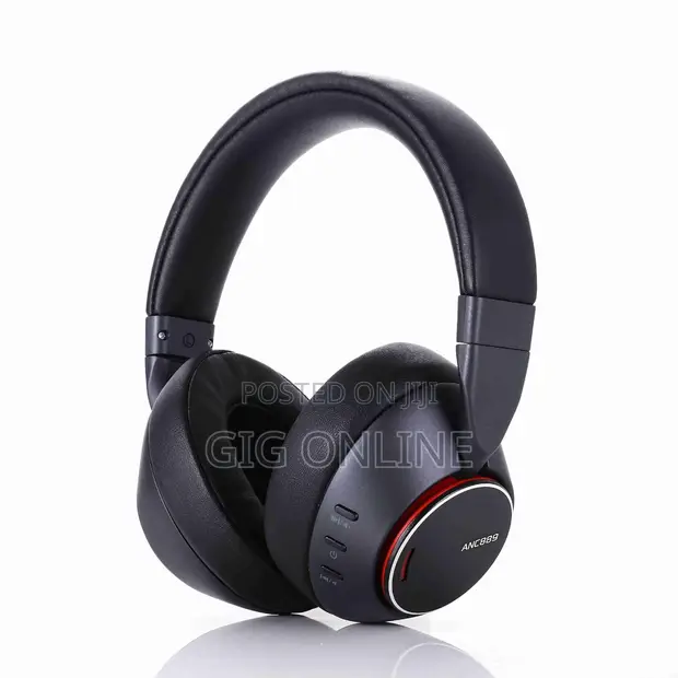 Wireless ANC Headphones - White - 1