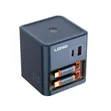 LDNIO 100W Desktop Charger with Dual Retractable Cables - 1