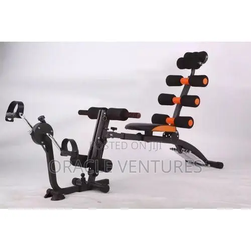 Six Pack Care Abdominal Machine - Black/Red - 1