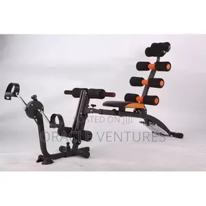 Six Pack Care Abdominal Machine - Black/Red