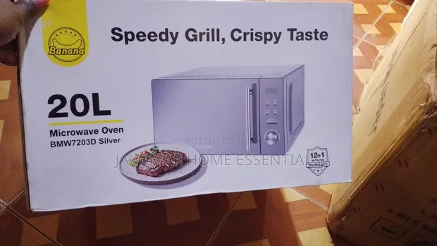 20L Brabantia Microwave Oven with Grill - 1