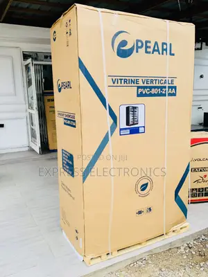 Zealous 690L Double Door Display Fridge - Pearl Black