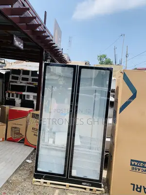 Pearl 690L Double Door Glass Commercial Fridge