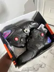 Quality Motorcycle Racing Boots - Black Leather - 1