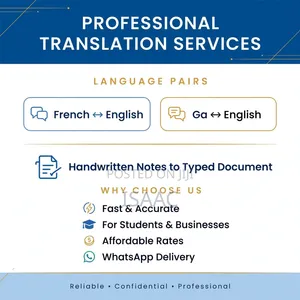 French and Ga Translator Services - Accra