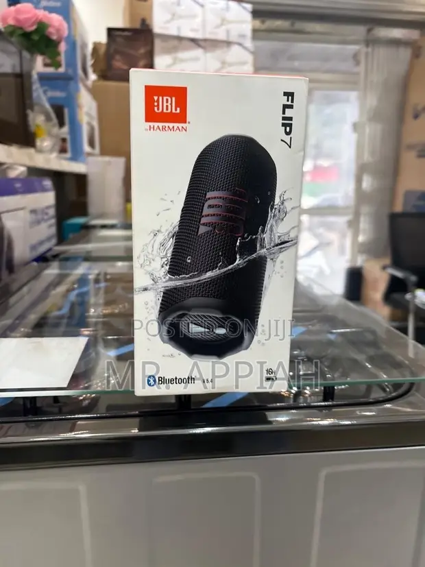 JBL Flip 7 Wireless Bluetooth Speaker (Black) - 1