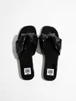 Brand New Women's Black Slippers - Size 40 - 1