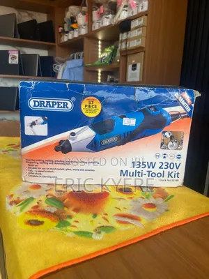 Draper 135W Variable Speed Rotary Multi-Tool Kit
