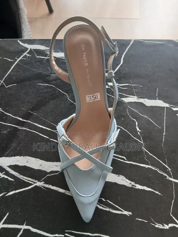 Women's Blue Classic High Heel Sandals - 1