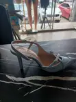 Women's Blue Classic High Heel Sandals - 2