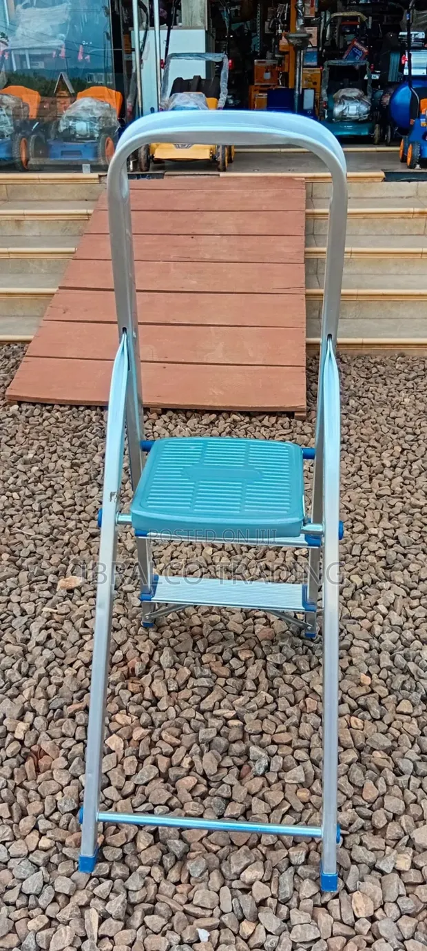 Wadfow 3-Step Aluminium Household Ladder - 1
