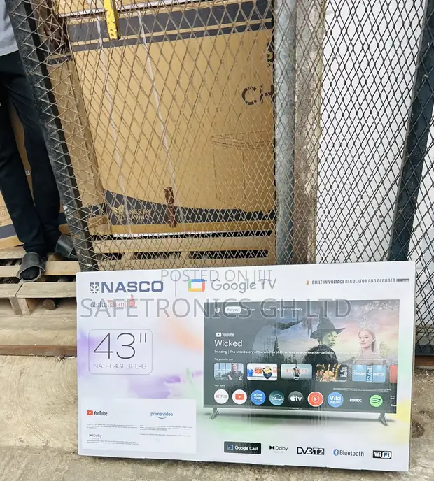 Nasco 43 Inch Frameless Smart HD LED TV - 1