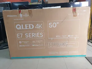 New 2024/25 Hisense 50" QLED UHD HDR Smart Satellite TV