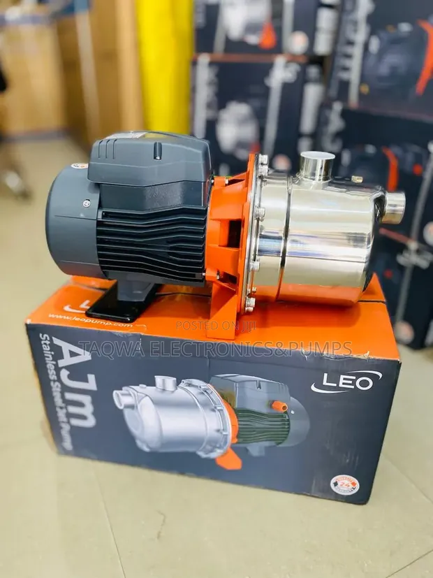 Leo 2 HP Stainless Steel Self-Priming Jet Water Pump - 1