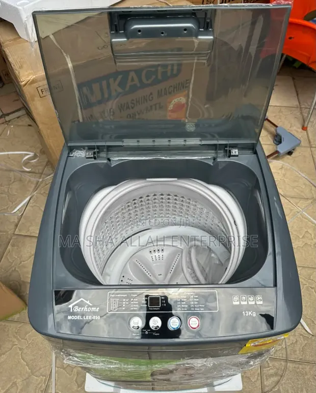 Berhome 8kg Top Load Fully Automated Washing Machine - 1