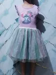 Stitch Cartoon Character Dress for Girls - 1