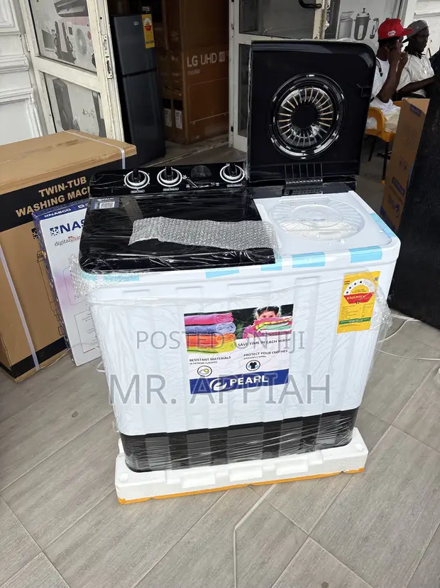 Pearl 15kg Spin Dry Electric Washing Machine - 1