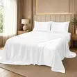 Hotel Cotton White Bedsheet Set - 1