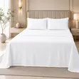 Hotel Cotton White Bedsheet Set - 2