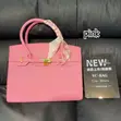 New Genuine Leather Kelly Style Handbag - 2